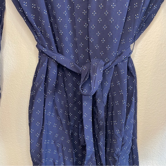 Gap Navy Button-Up Dress w/ Pockets - Picture 5 of 10